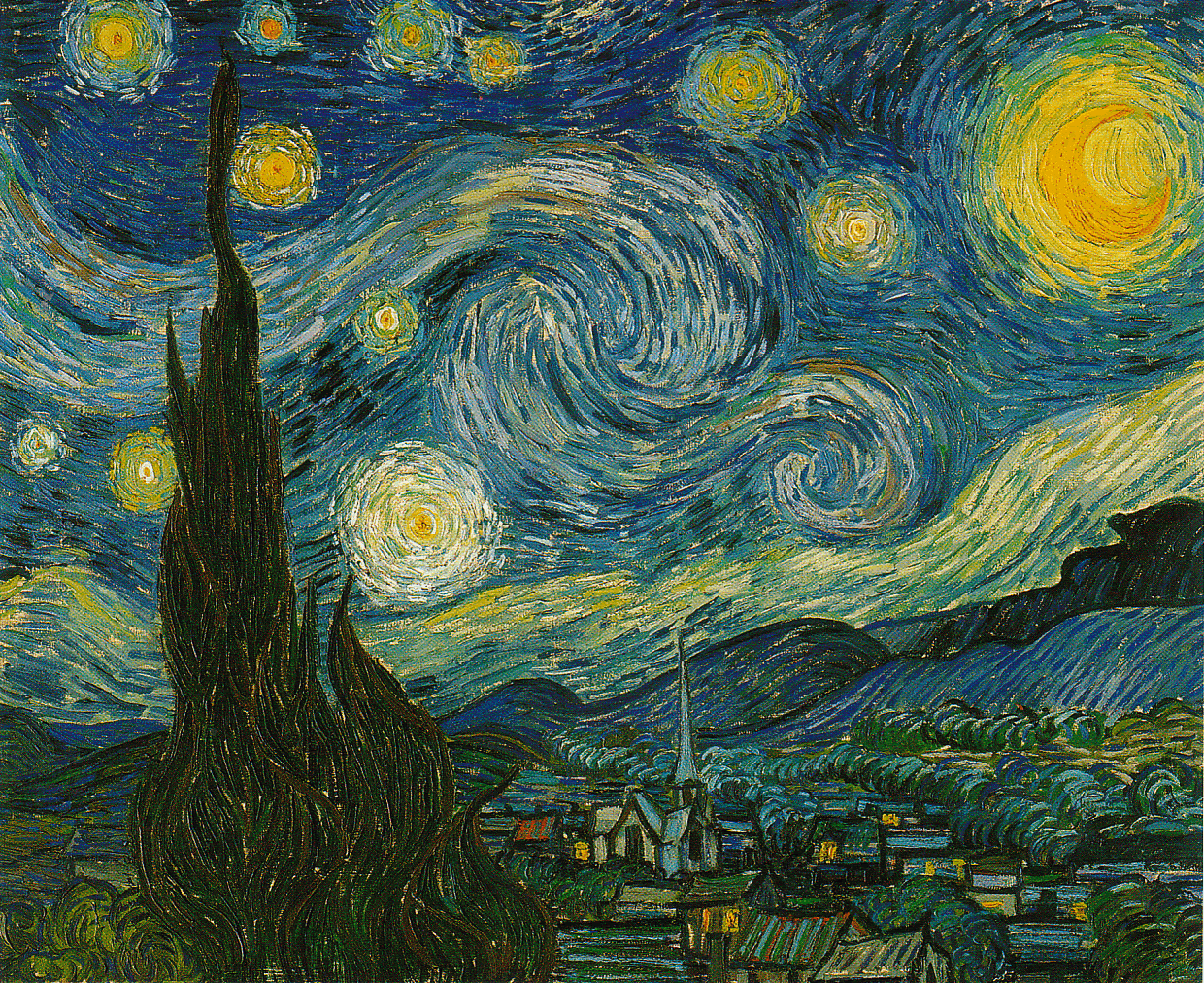 Van Gogh's painting Starry Night